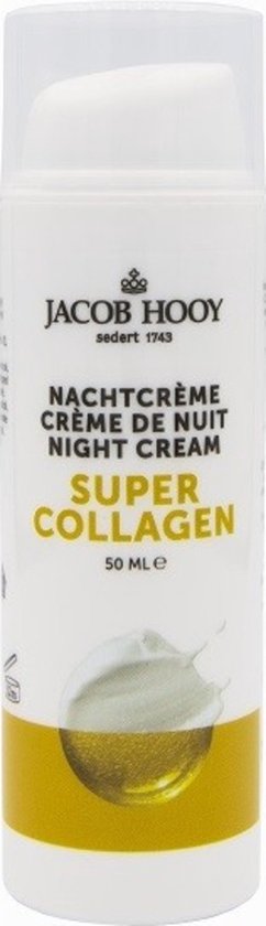 Jacob Hooy Hooy crème de nuit super collagène | bol.com