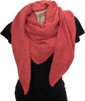 Warme Driehoekige Sjaal - Rood - 195 x 80 cm (948817#)