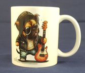 Mug Puppy Rock 'n Roll - Miggy - Style cool pour vos moments café !