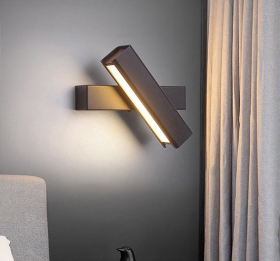 Wandlamp - Slaapkamer - Nachtlamp - Upside Down Light - 3 kleuren LED -  Bureaulamp -... | bol