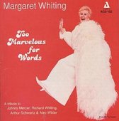 Margaret Whiting - Too Marvelous For Words - A Tribute To Johnny Mercer a.o. (CD)