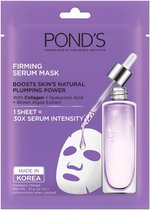 Pond's Firming Serum Gezichtsmasker - Met Collageen Hyaluronzuur en Algen Extract - Face Mask Voor een Stralende en Stevige Huid - Gezichtsmaskers Verzorging - 1 x 21 ml