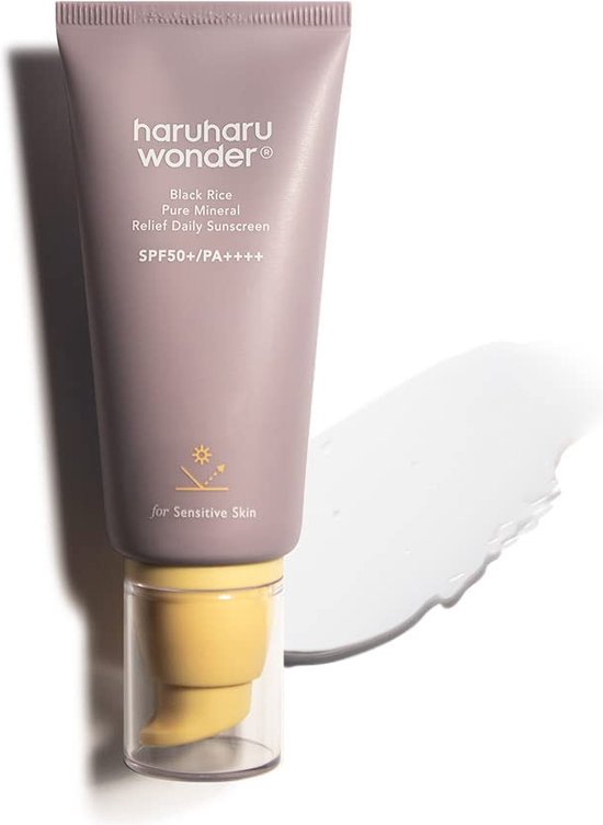 haruharu wonder Black Rice - Pure Mineral Relief Daily Sunscreen SPF50+/PA++++ 50ml [Korean Skincare]