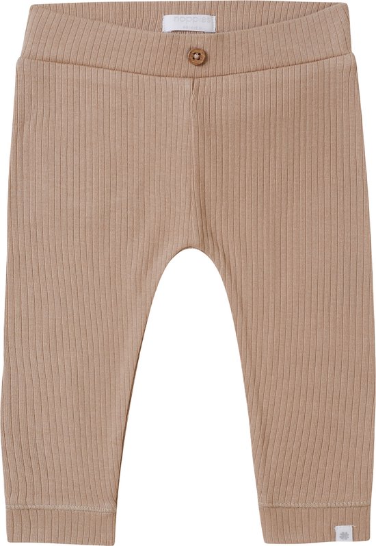 Noppies Unisex pants Timonium slim fit Unisex Broek - Light Taupe - Maat 68