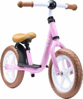 Löwenrad loopfiets met staplank 12 inch, roze