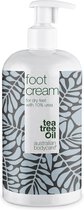 Australian Bodycare Foot Cream 500 ml - Verzorgende voetcrème met 10% Ureum & 100% natuurlijke Tea Tree Olie - Geschikt voor droge voeten om scheuren in je huid te voorkomen