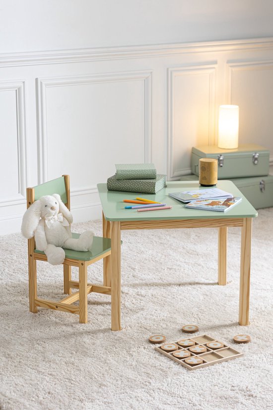 Nohr Kindertafel Austina 80 x 60cm - Whitewash - 18064-130