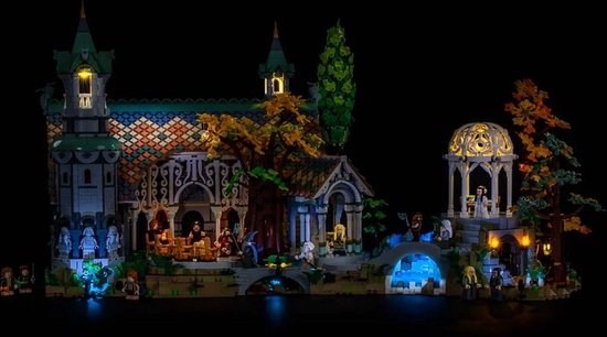 BrickBling Afstandsbediening Lichtset, compatibel met 10316 the Lord of BrickBling Afstandsbediening Lichtset, compatibel met 10316 the Lord of