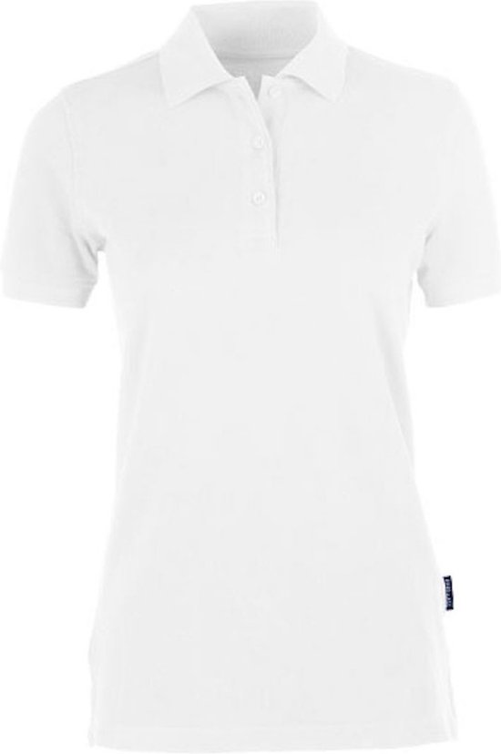 Women's Heavy Polo met korte mouwen White - XS