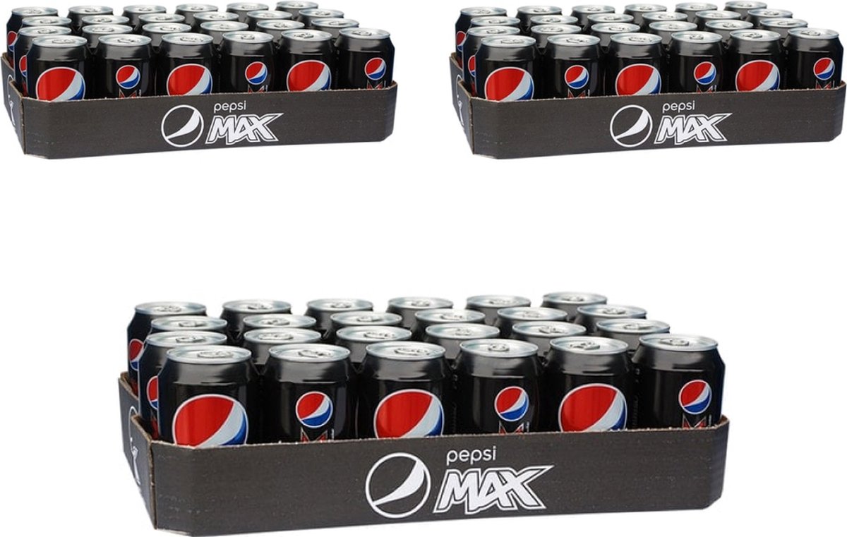 Pepsi cola - Max - blik - Triple Pack - 3x 24x33 cl
