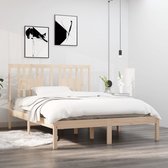 vidaXL - Bedframe - massief - grenenhout - 120x200 - cm