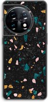 Case Company® - Hoesje geschikt voor OnePlus 11 hoesje - Terrazzo N°10 - Soft Cover Telefoonhoesje - Bescherming aan alle Kanten en Schermrand