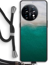 Case Company® - Hoesje met koord geschikt voor OnePlus 11 hoesje met Koord - Stranded - Telefoonhoesje met Zwart Koord - Bescherming aan alle Kanten en Over de Schermrand