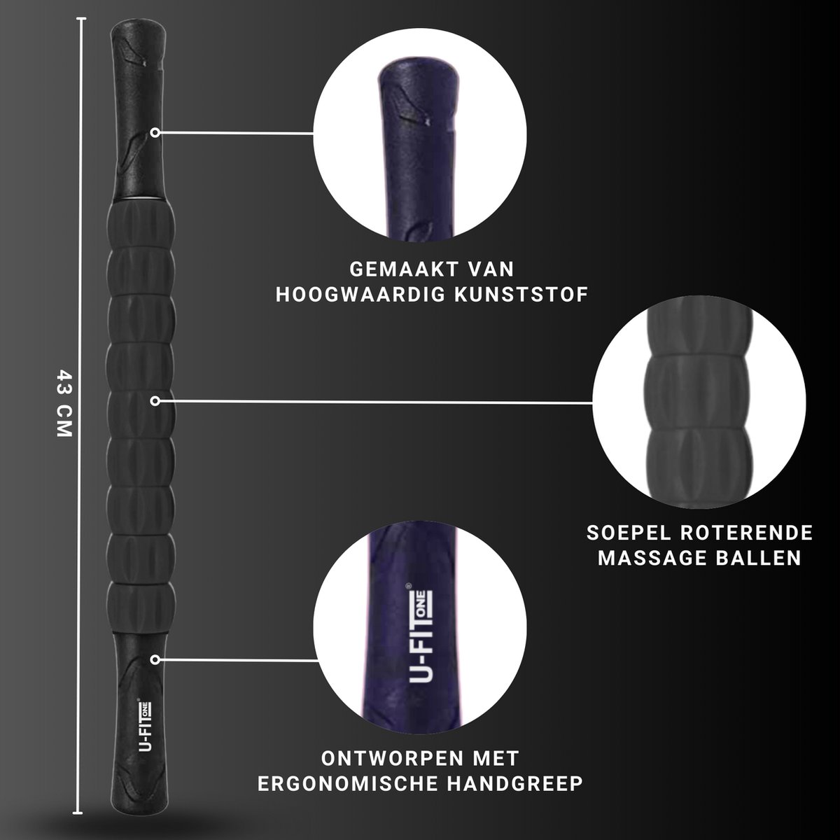 U Fit One Massage roller - Massage stick thumbnail 2