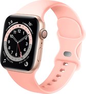 Strap-it Band adapté pour Apple Watch - bracelet en silicone - rose clair - Taille: 38 - 40 - 41mm