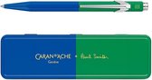Caran D'Ache 849 Paul Smith Cobalt & Emerald Limited Edition Ballpoint Pen