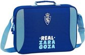 Schooltas Real Zaragoza Blauw Licht Blauw (38 x 28 x 6 cm)