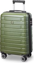 Arogado by Jump - Handbagage 55 cm - 4 Wielen - TSA-Cijferslot - Expandable - Kaki Groen