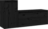 vidaXL - Tv-meubelen - 2 - st - massief - grenenhout - zwart