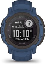 Garmin Instinct 2 Solar Smartwatch - Montre de sport robuste avec GPS - Batterie infinie - Tidal Blue