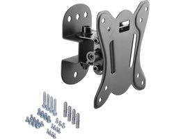Platte TV beugel - Monitorbeugel - Draaibaar - Kantelbaar - VESA 75/100 - 13 t/m 27 inch - Allteq