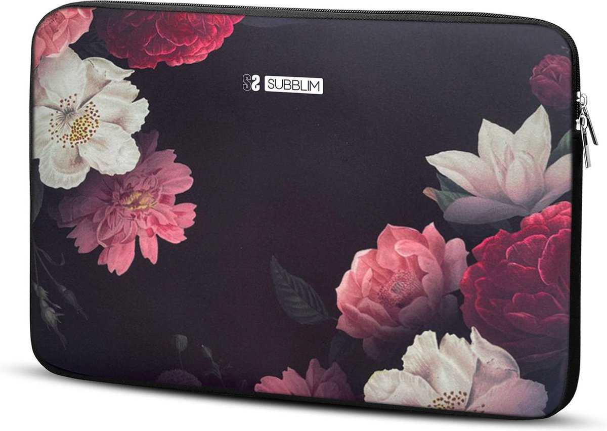 Laptop Cover Subblim Flowers Multicolour