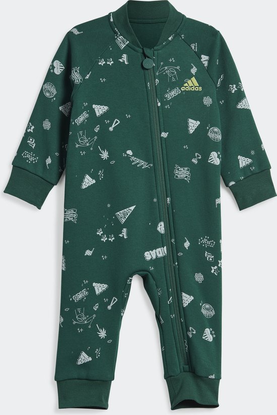 adidas Sportswear Brand Love Bodysuit Kids - Kinderen - Groen- 104