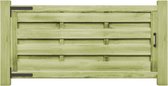 vidaXL - Poorten - 2 - st - 150x75 - cm - geïmpregneerd - grenenhout - groen