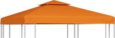 vidaXL Toile de tente de remplacement pour gazebo 310 g / m² 3x3 m terre cuite