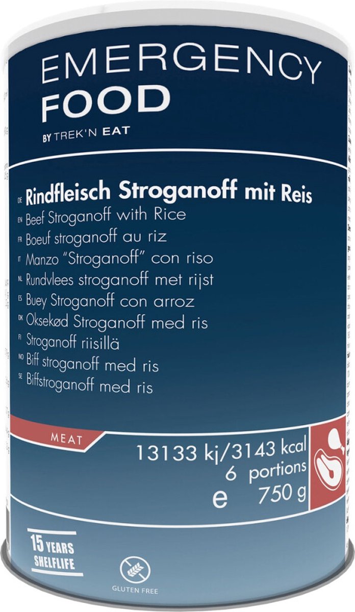 Trek'n eat Emergency Food Beef Stroganoff With Rice Reismaaltijd