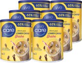 WeCare Lower carb-High Protein Shake iced coffee 6 x 240g