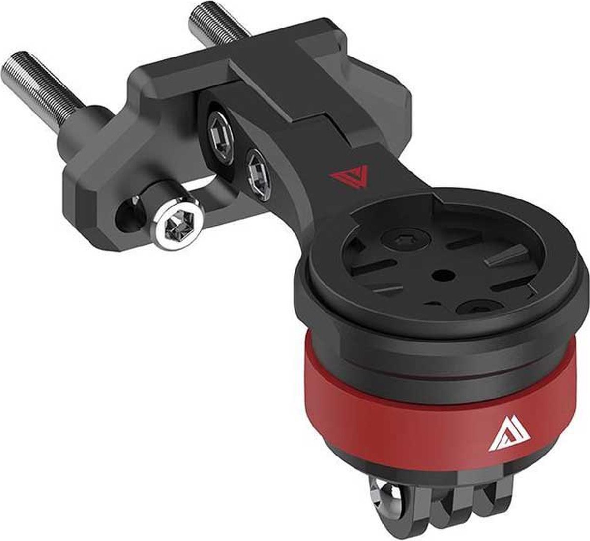 KOM CYCLING garmin/wahoo/gopro stuurhouder voor fietscomputer zilver