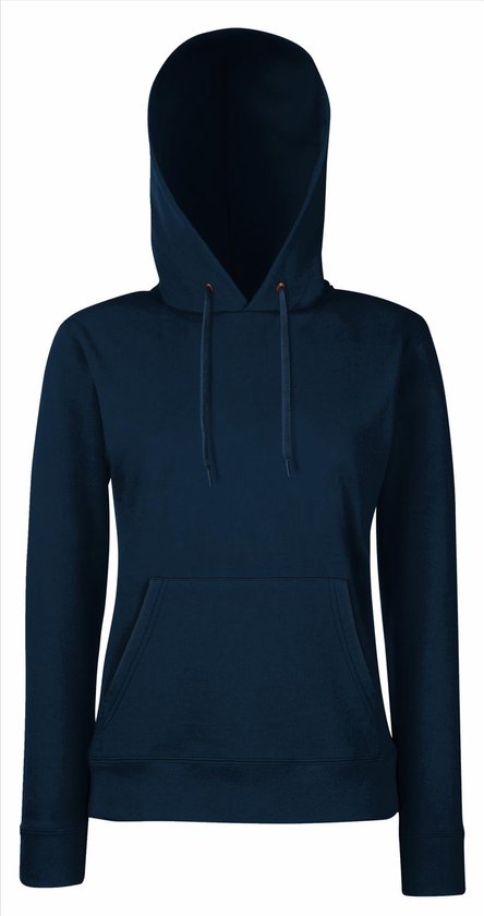 Fruit of the Loom - Lady-Fit Classic Hoodie - Donkerblauw - XL