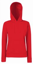Fruit of the Loom - Lady-Fit Classic Hoodie - Rood - M