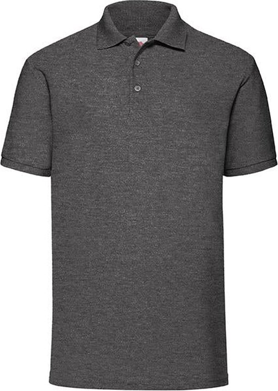 Fruit of the Loom - Classic Pique Polo - Donkergrijs - L