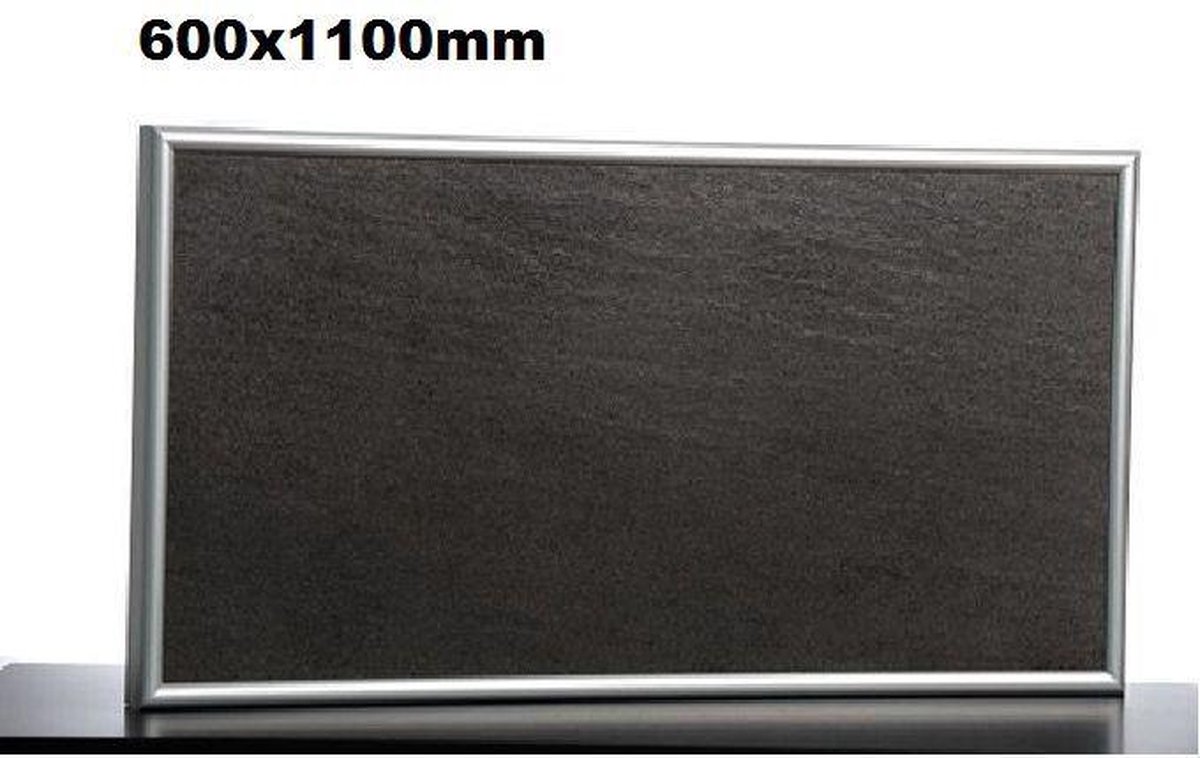 Elbo infrarood wandstralingspaneel gemaakt van keramiek zwart 600 tot 800W