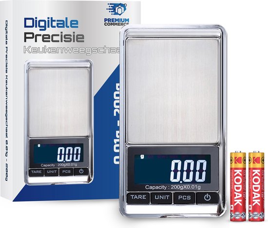 Balance de précision numérique - précision 0,1 g - jusqu'à 300 g