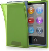 kwmobile Case geschikt voor Apple iPod Nano 7 - Silicone Backcover beschermhoes - Hoesje in citroengeel