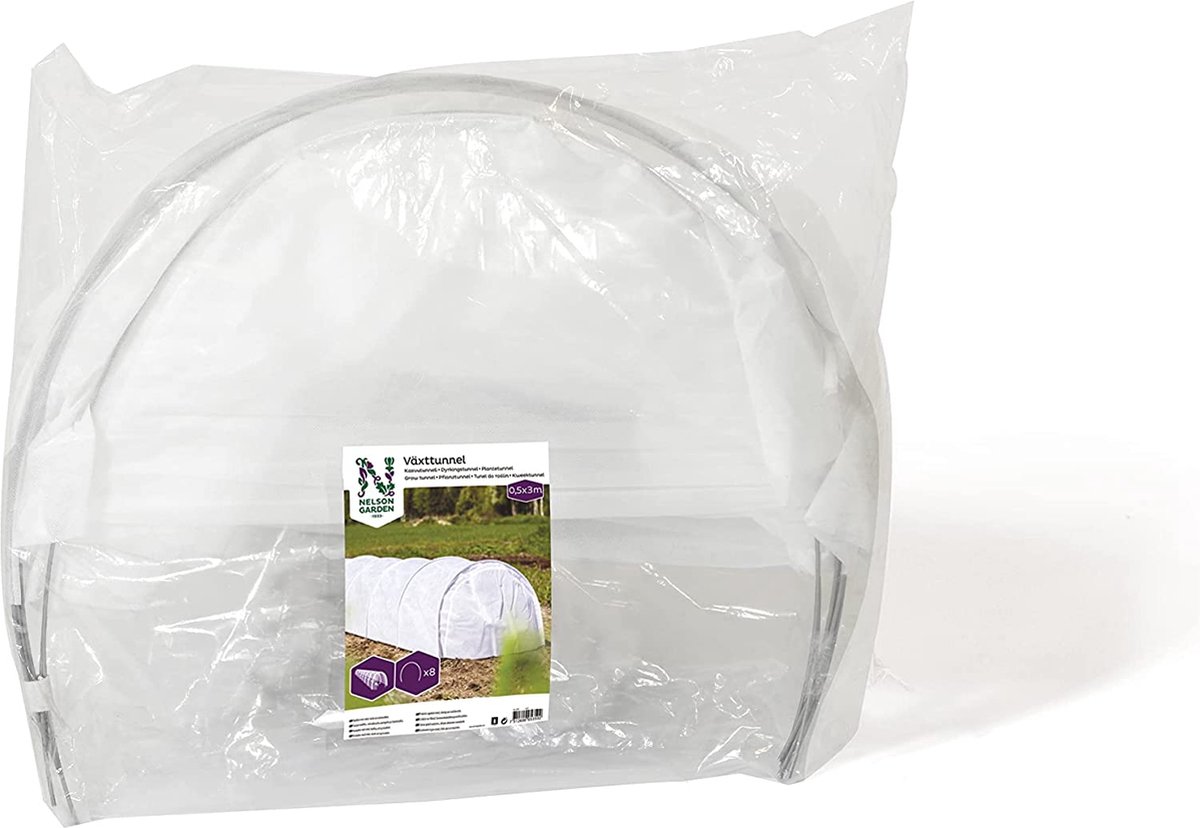 Nietgeweven plantentunnel / FilmtunnelKweekbedbevestiging tegen wind