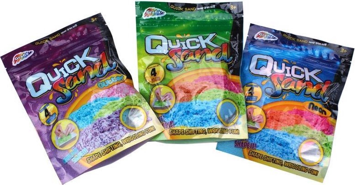"Grafix Squeezy Sand Refill (1 stuk) - Assorti"