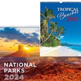 C133-23-24 Tropische stranden 2023 + kalender nationale parken 2024