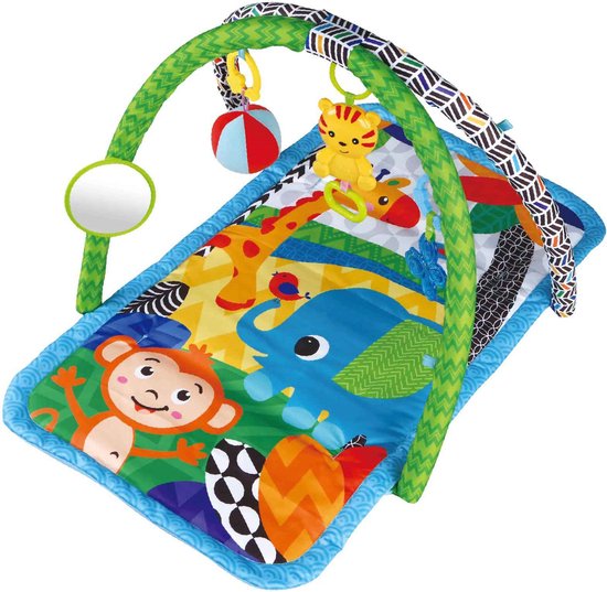 YAR Babysoundz - Babygym - speelkleed - speelkleed met boog - 3-in-1 Gym met muziek en lichtjes -85x85cm
