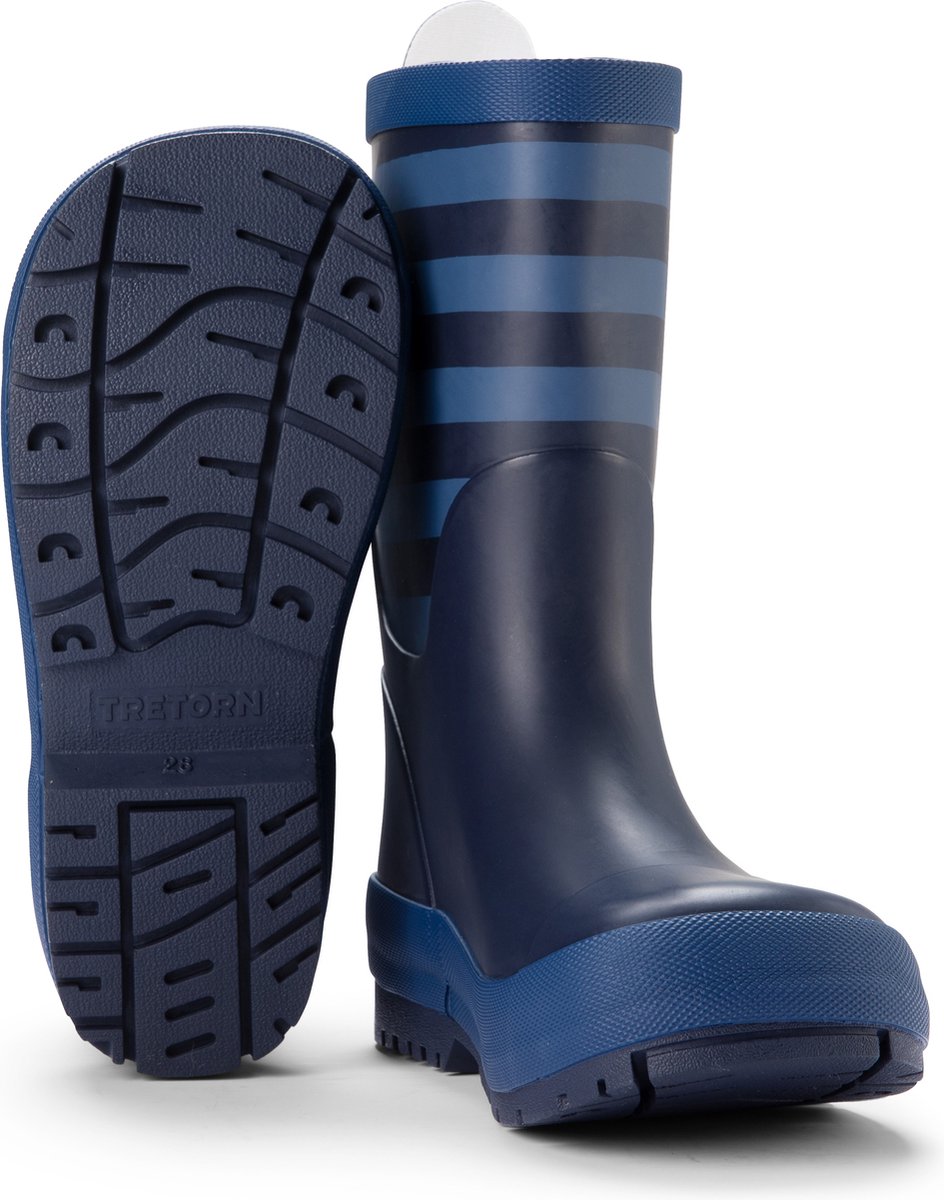 Blauw gestreepte kinder regenlaars Gränna van Tretorn 30