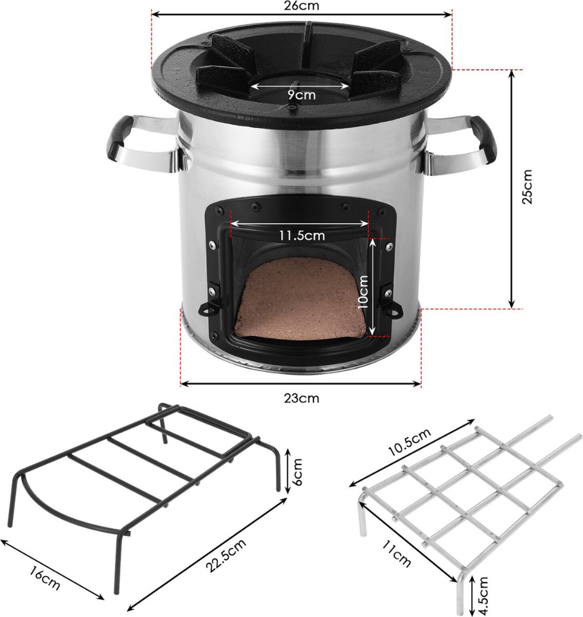 Support De Réchaud Compact Et Léger Pour Trépied MSR Pour Camping Et Randonnee 450 G