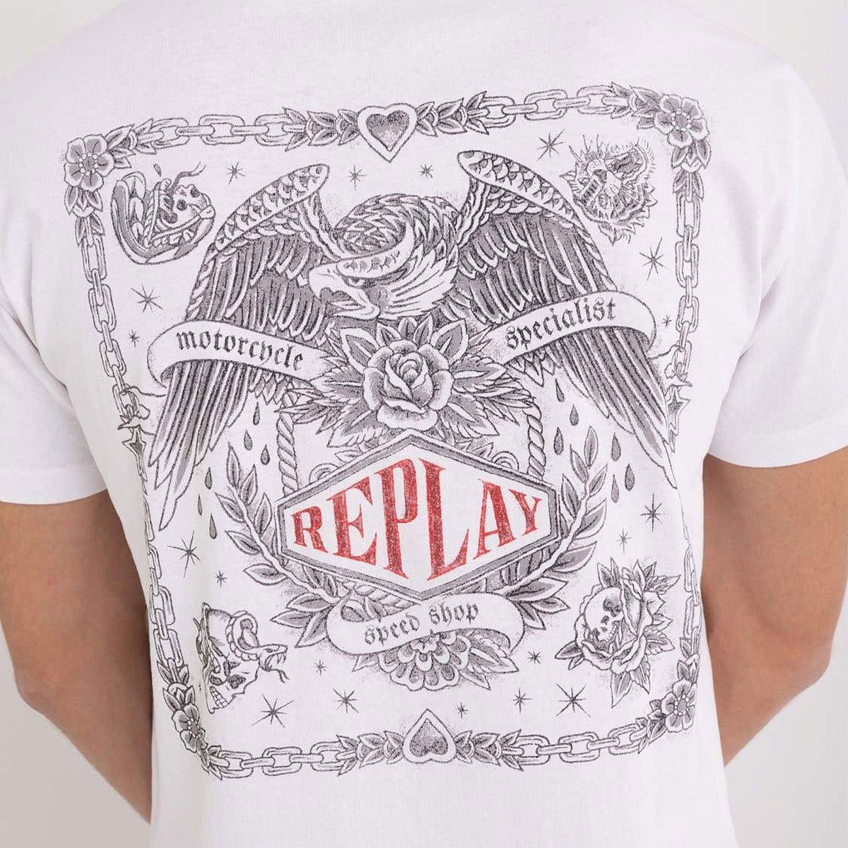 Replay M6022.000.22662G.001 T-Shirt White