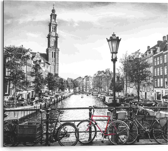 Foto: Reinders schilderij amsterdamse grachten 40x50cm hout