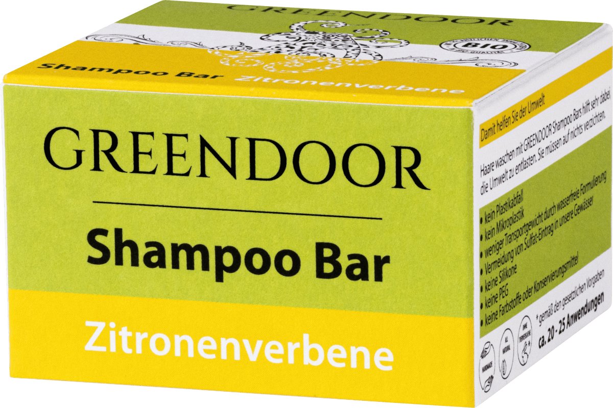 Greendoor Bar Shampoo Lemon Verbena, 75 g