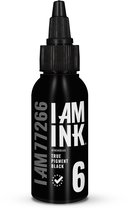 I AM INK - #6 True Pigment Black 50ml Vegan Tattoo Inkt Zwart 50ml | Tattoo Machine Inkt | Handpoke tatoeage inkt | Stick & Poke Ink