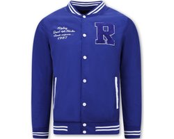 Dunne Zomer Baseball Jackets voor Heren - Blauw