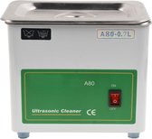 A80 - Ultrasone reiniger - 50 Watt - 0.7 Liter Inhoud - 110V/220V - 50 Hz - 40 kHz - Ultrasonic Cleaner